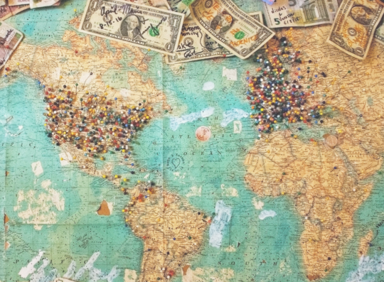 Money Map photo by Christine Roy on Unsplash